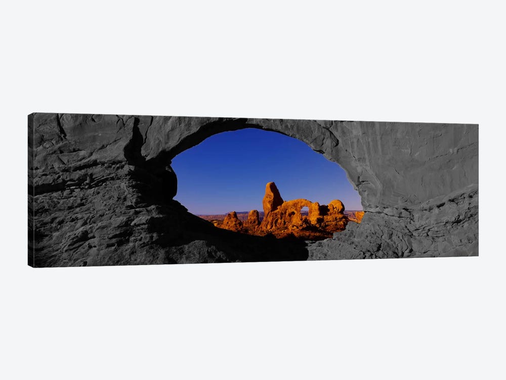 Natural arch on a landscape, Arches National Park Color Pop by Panoramic Images 1-piece Canvas Art