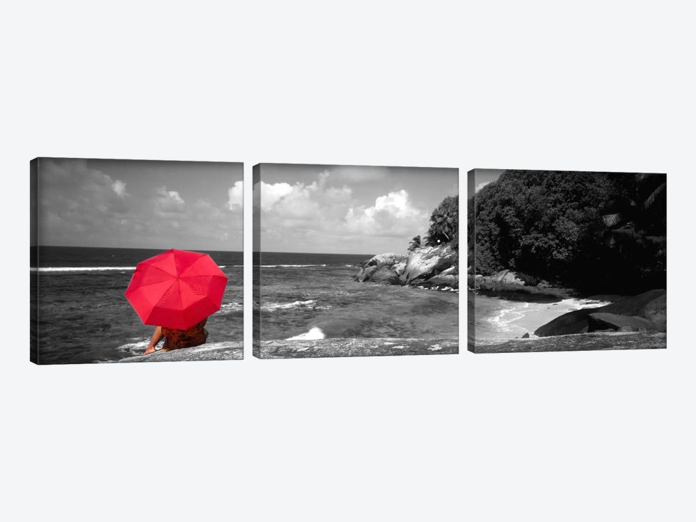 Indian Ocean Moyenne Island Seychelles Color Pop by Panoramic Images 3-piece Canvas Art Print