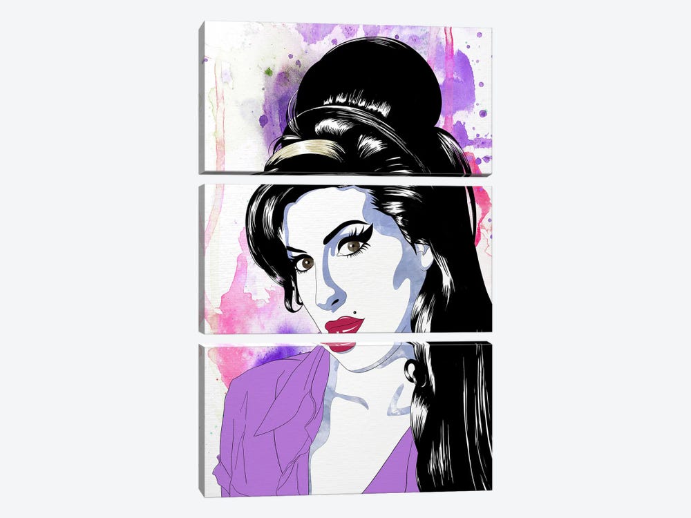 Amy Watercolor Pop by 5by5collective 3-piece Canvas Wall Art