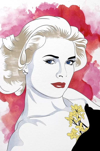 Political & Historical Figures: Grace Watercolor Color Pop by 5by5collective