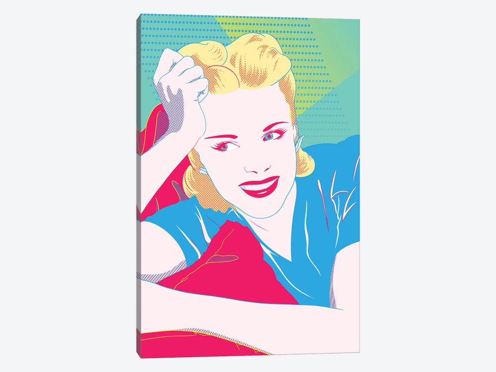 Judy Color Pop by 5by5collective 1-piece Canvas Art