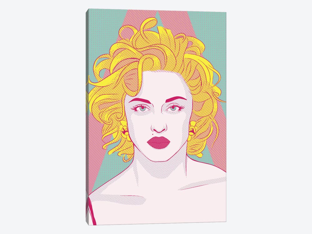 Madonna Queen of Pop Color Pop by 5by5collective 1-piece Art Print