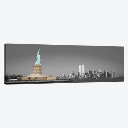 New York Panoramic Skyline Cityscape Color Pop Canvas Print #ICA1264} by Unknown Artist Canvas Art
