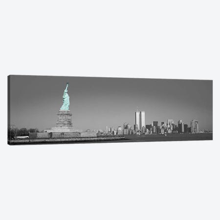 New York Panoramic Skyline Cityscape Color Pop #2 Canvas Print #ICA1265} by Unknown Artist Canvas Artwork