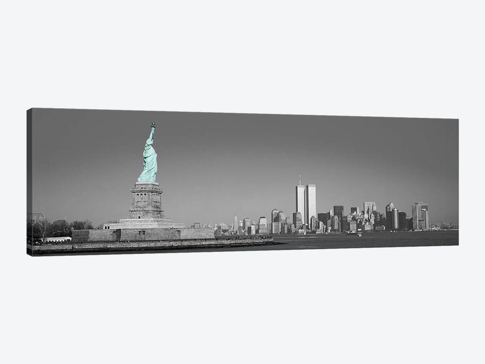 New York Panoramic Skyline Cityscape Color Pop #2 by Unknown Artist 1-piece Canvas Art Print