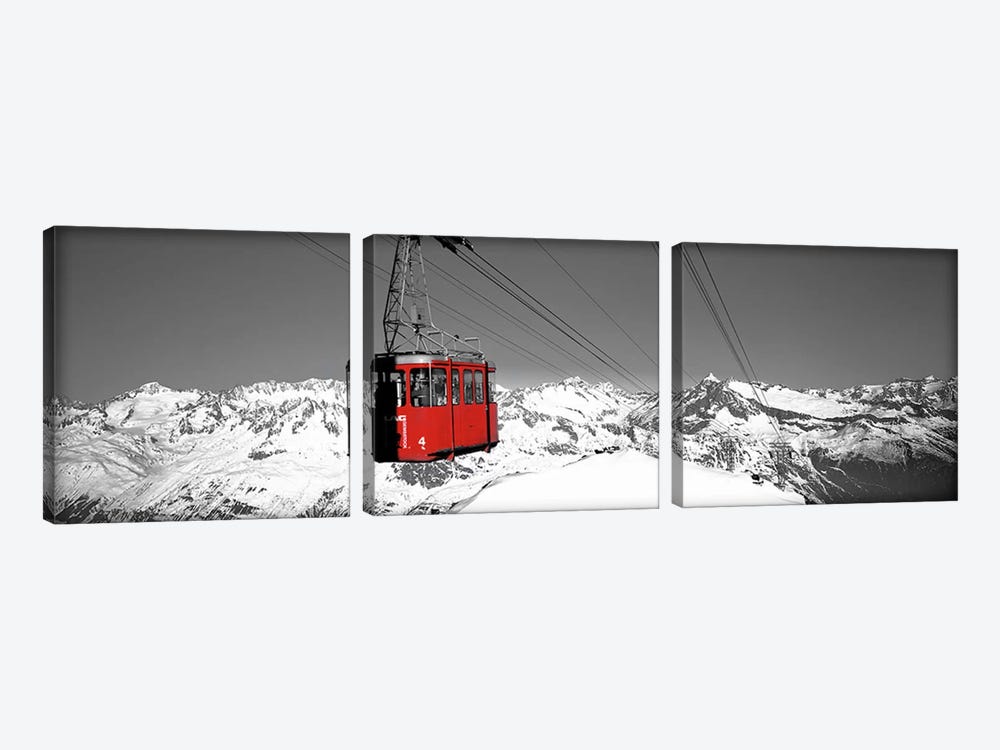 Cable Car Andermatt Switzerland Color Pop 3-piece Art Print