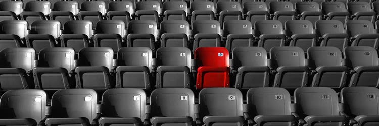 Stadium Seats Color Pop by Panoramic Images wall art