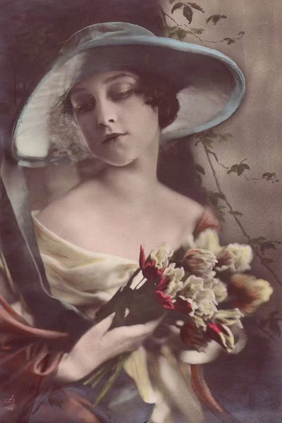 Historical Fashion: Garden Escape by Unknown Artist