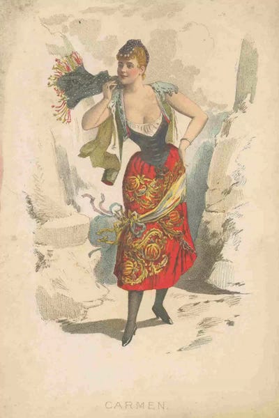 In the Wind by Unknown Artist canvas print