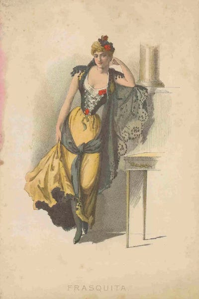 Historical Fashion: From Across the Room by Unknown Artist