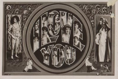 I Love You by Unknown Artist acrylic art print