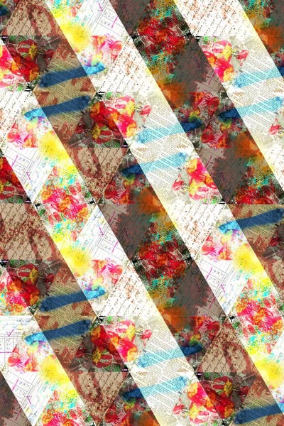 Floral Weave by 5by5collective canvas print