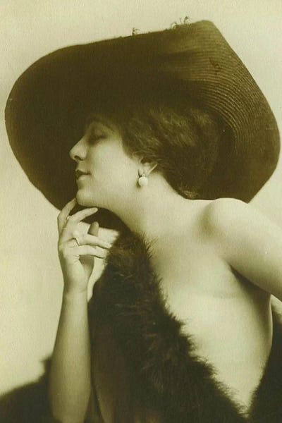 Erotic Profile by Unknown Artist acrylic art print