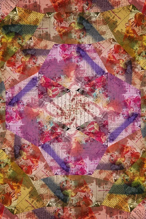 Potpourri Kaleidoscope by 5by5collective wall art
