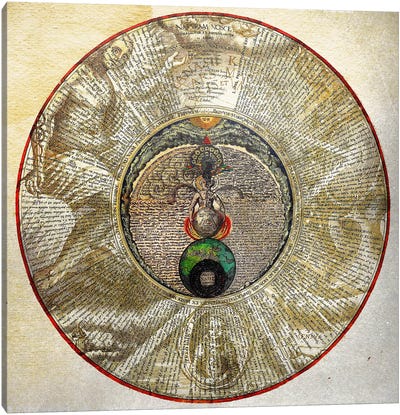 Radial Alchemy Canvas Art Print - Celestial Maps