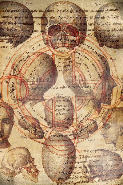 Vintage & Retro: Skullified Cross by 5by5collective