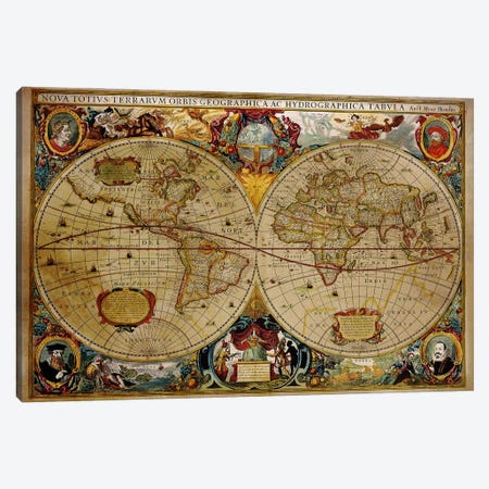 Victorian Geographica Canvas Print #ICA1325} by Unknown Artist Art Print