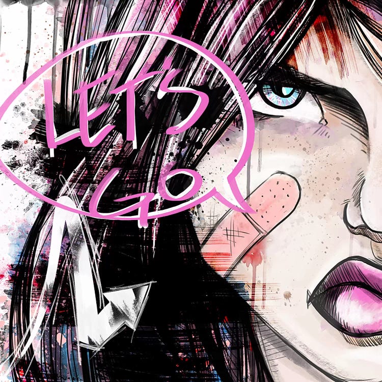 Let's Go by 5by5collective wall art