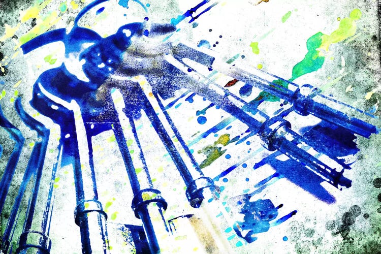 Acid Wash Bagpipe by 5by5collective wall art