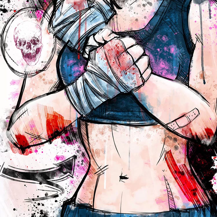 Hurt by 5by5collective wall art