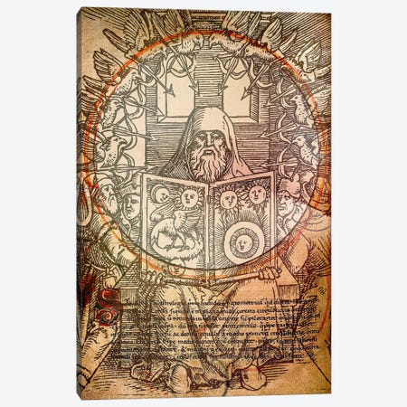 The Book of Alchemy Canvas Print #ICA1347} by 5by5collective Canvas Art Print