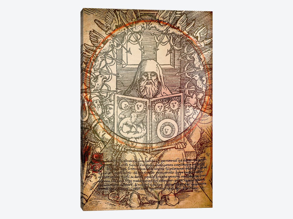 The Book of Alchemy by 5by5collective 1-piece Canvas Art
