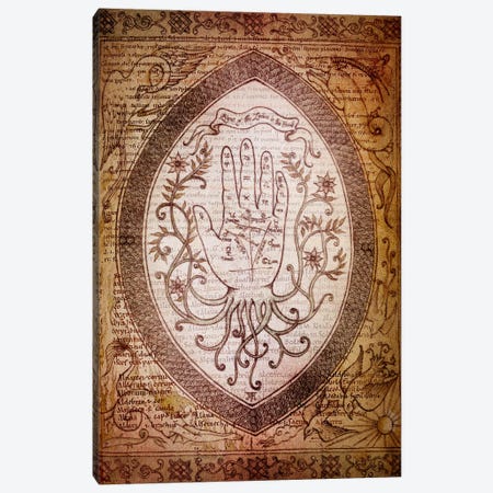 Victorian Palmistry Canvas Print #ICA1350} by 5by5collective Art Print