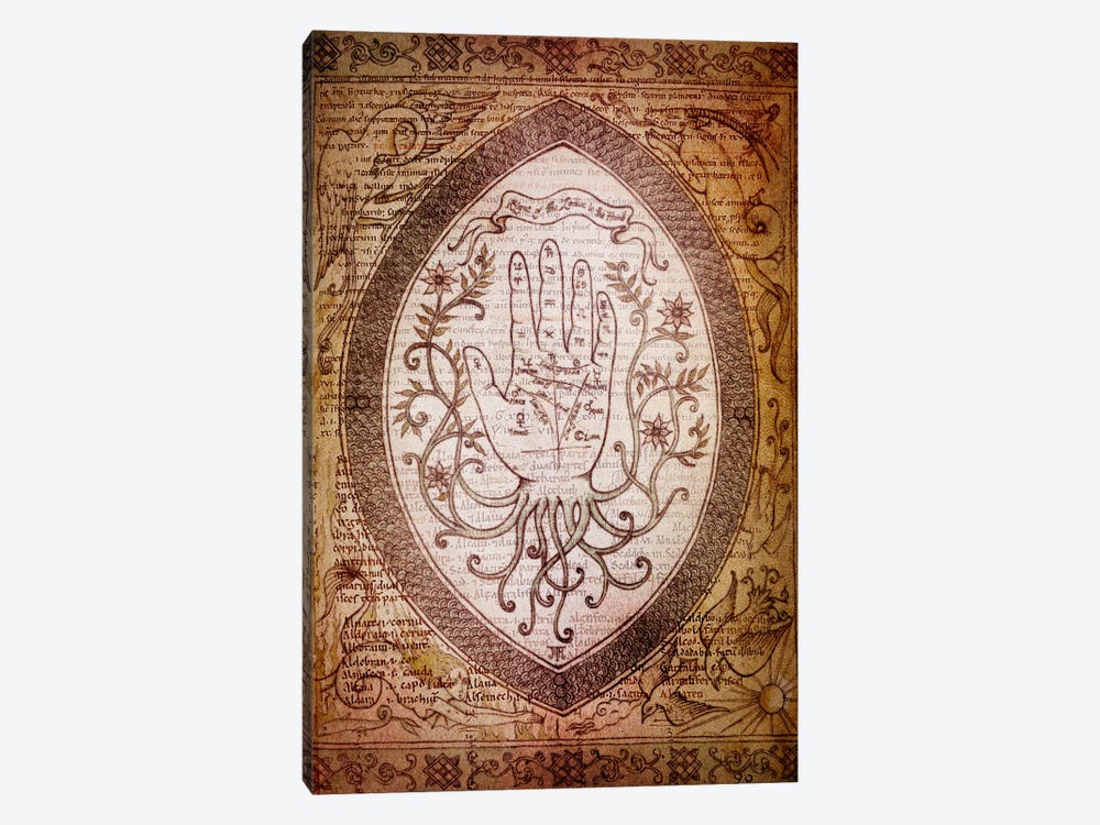 Victorian Palmistry by 5by5collective 1-piece Canvas Art
