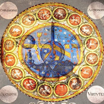 Virtvtes Alchimi by 5by5collective canvas print