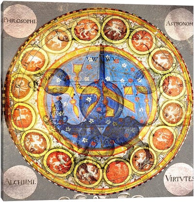 Virtvtes Alchimi Canvas Art Print - Celestial Maps