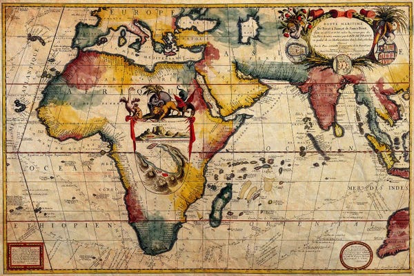 Antiques & Collectibles: Antique Map #2 by 5by5collective