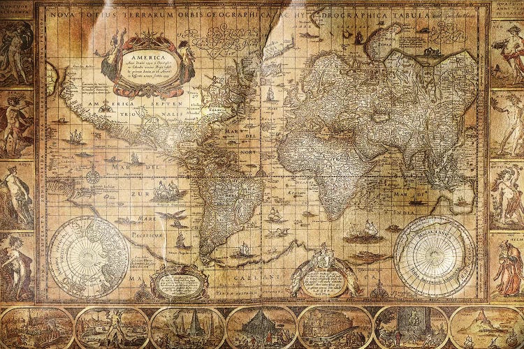 Terrarum Orbis by 5by5collective wall art