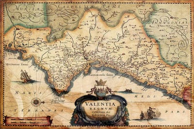 Valentia Regnvm by 5by5collective framed wall art