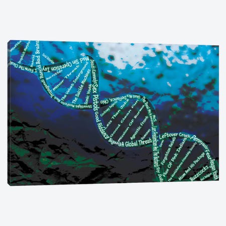 Music is the DNA Canvas Print #ICA13} by Unknown Artist Canvas Art