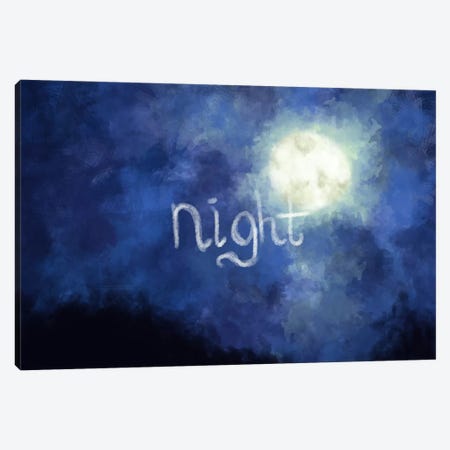 Night Sky Canvas Print #ICA150} by Unknown Artist Canvas Artwork