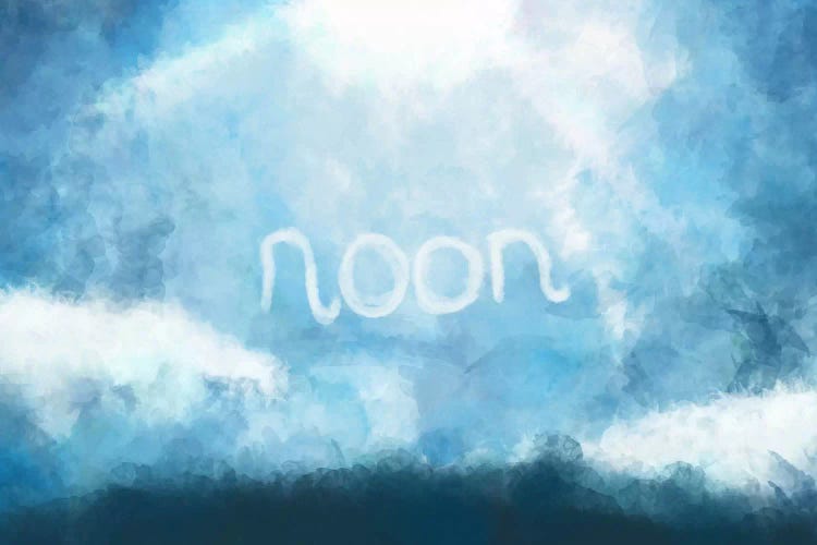 Cloudy Noon by 5by5collective canvas print