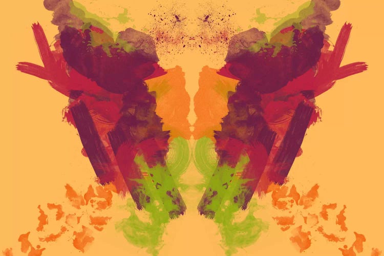 Paint Reflections by 5by5collective canvas print