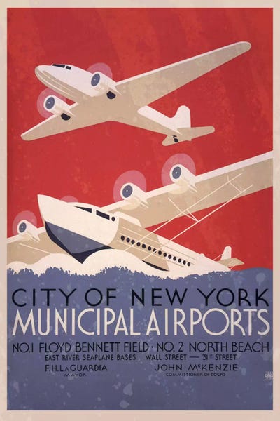 By Air: City of New York Minicipal Airports by 5by5collective