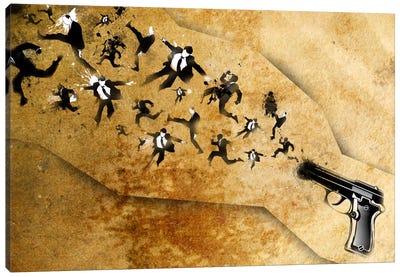 End of the Gun Canvas Art Print - Kane