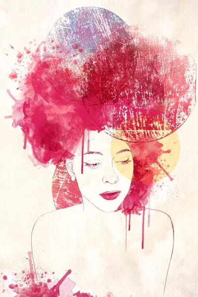 In Thought by 5by5collective canvas print