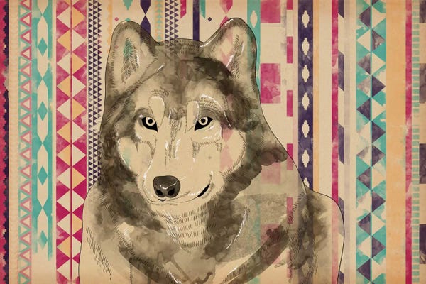 Wolves: Tribal Wolf by 5by5collective