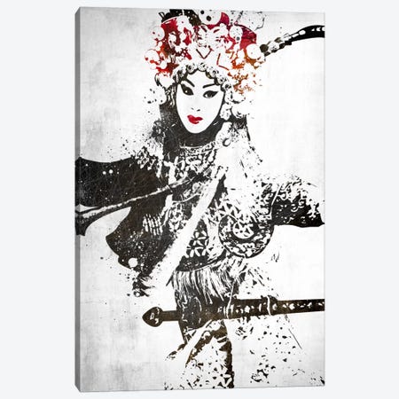 Traditional Warrior Canvas Print #ICA209} by Unknown Artist Canvas Wall Art