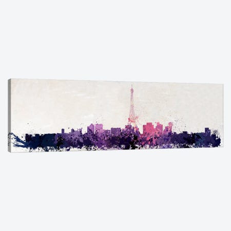 Paris Watercolor Canvas Print #ICA211} by 5by5collective Canvas Print