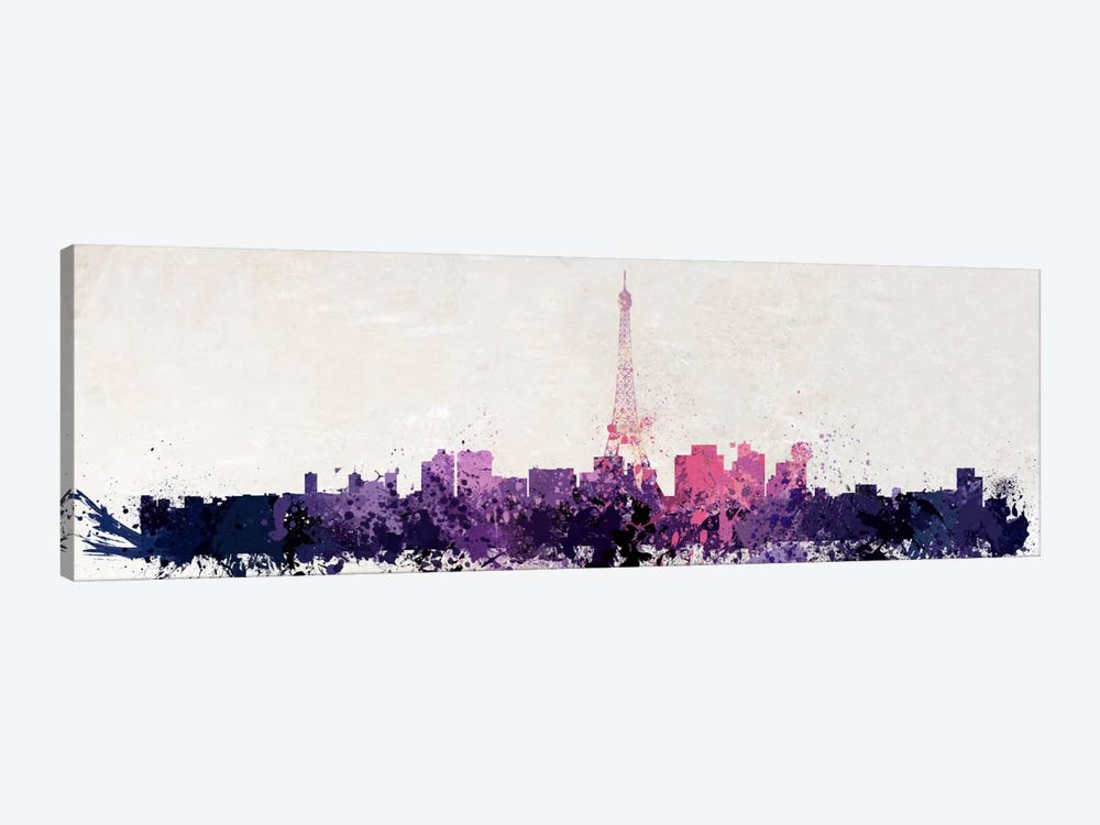 Paris Watercolor by 5by5collective 1-piece Art Print