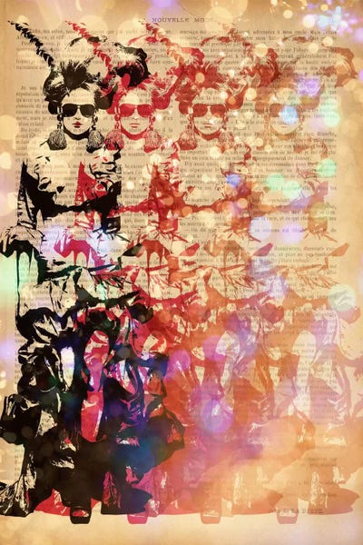 Victorian Fashionista by 5by5collective canvas print