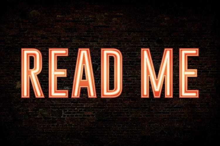 Read Me by 5by5collective wall art