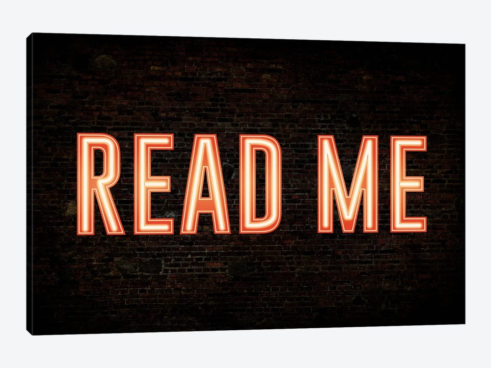 Read Me by 5by5collective 1-piece Art Print