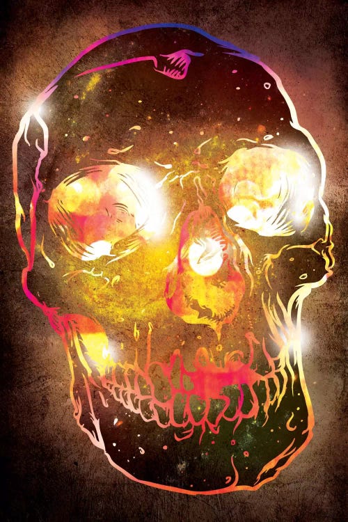Neon Skull by 5by5collective wall art