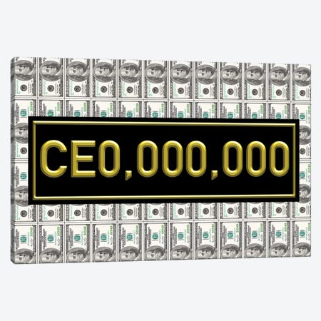 CEO - Gold Canvas Print #ICA2215} by 5by5collective Canvas Print