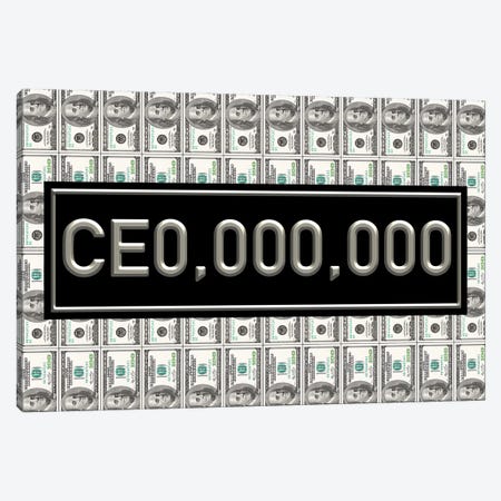 CEO - Silver Canvas Print #ICA2216} by 5by5collective Canvas Print